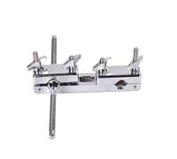 wueiooskj Cymbal Holder Double Rod Metal Drum Clamp Extension Clip Cymbal Kits Attachment Secure Connection Fits Most Drum Sets Kits Extension Clamp Metal Parts Accessories