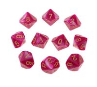 wueiooskj Dice Game Table Exciting 10 Sided Dice 16mm Set Family Board Games And Educational Activities Supplementing Math Lessons And Encouraging Simple Arithmetic Made Of Palstic