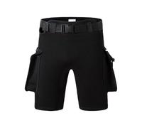 wueiooskj Diving Shorts Made Neoprene Rubber For Elastic And Comfortable Fit During Water Activities And Elastic For Repeated Wetsuit Shorts Come Adjustable Waistband And Quick, Black, XL