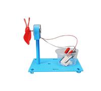 wueiooskj DIY Fan Wind Power Generator Electric Science Experiment Projects For Kids Beginners Educational Engineering Experiments Activities Educational Engineering Experiments For Boys Girl