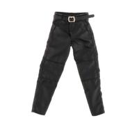wueiooskj Doll Miniature Pants Featuring Sturdy PU Leather Ensures Fit and Easy to Wear for Action Figures 1/12 Scale Male Action Figure Pants with Belt are Designed to Fit for 6inch Dolls Accessory.