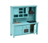 wueiooskj Dollhouse Wardrobe Includes Miniature Kitchen Cabinets Oven Mini Cabinet For Various Dollhouse Decoration Needs Miniature Accessories Showcase Decor