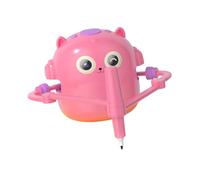 wueiooskj Drawing Robot Engaging Children In Art And Language Lessons Combination Of Fun And Education Through Robotics Artist Toy Fun Learning Tool Drawing Toy Creative, pink, 11x12.5cm