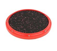 wueiooskj Drumming Practise Dumpad Percussion Plate Crafted High Elastic Carbon Fiber Promises Long Lasting Durability Silent Drum Dumb Drum Beginner Training Pad, red, 12 inch