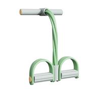 wueiooskj Durable Elastic Pull Rope Pedal Resistance Band Home Workouts Comfortable Grip Lightweight And Portable Multifunction Yoga Tension Rope Fitness Equipment, Green, 48x26cm
