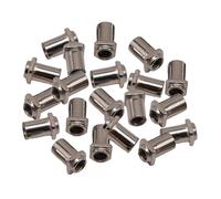 wueiooskj Durable Percussion Drum Accessories Drum Screw Nuts M5 M6 Easy Installation Replacement Parts Enough To Meet Daily Replacement Needs. Replaces For Upgrading Broken Or Old, Silver, M5