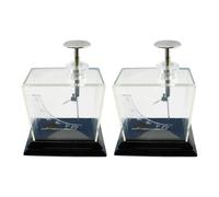 wueiooskj Durable Plastic Labs Electroscope Teaching Aid Physics Experiment Classroom Teachers' In Educational Settings. Foil Electroscope Is For Demonstrating Principles Of Electrostatics