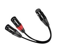 wueiooskj Durable XLR 5 Pin Female To DMX 3 Pin Male Audio Cable Reduces Frequency Response Issues Ensuring Clear Sound Delivery Dual DMX 3 Male To XLR 5 Female Mic Cable