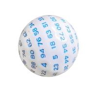 wueiooskj Educational Math Tool Polyhedral Dice D100 Dice 100 Sided Gaming Enhancing Counting Skills During Play Gaming Mathematical Counting Educational , Blue , 48mm