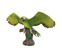wueiooskj Educational Parrot Figurines Macaw Teaching Aid Hand Painted Decoration For Nature Lovers Bird Animal Decoration Is Meticulously Handpainted Realistic Parrot Figurines Macaw Educational Toys