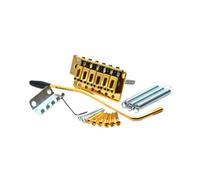 wueiooskj Electric Guitar Bridge Tremolo Bar Spare Parts For Versatile Electric Guitars DIY Modern Standard Guitars Tremolo Bridge Set Spare Parts, Gold, 83.5x40mm