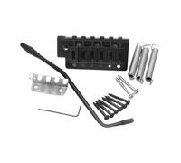 wueiooskj Electric Guitar Bridge Tremolo Bar Spare Parts For Versatile Electric Guitars DIY Modern Standard Guitars Tremolo Bridge Set Spare Parts, Black, 83.5x40mm