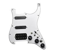 wueiooskj Electric Guitar Dual Track Pickguards Pickup Replacement Well Made Guitar Loaded Pickup Easy Installation Dual Track Pickguards Replacement Repair, with switch, 22.2x28.1cm