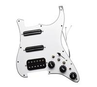 wueiooskj Electric Guitar Dual Track Pickguards Pickup Replacement Well Made Guitar Loaded Pickup Easy Installation Dual Track Pickguards Replacement Repair, With 3.5 socket, 22.2x28.1cm