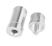 wueiooskj Essential Joint Protectors For Billiard Cues Made With Premium Aluminium For Stability And Durable Usage Always Billiard Cue Protector Shaft And Head Tool Repair, Silver, 6cm