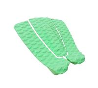 wueiooskj EVA Surfboard Deck Traction Pad Non Slip Professional Tail Pad Shortboards Skimboards Lightweight Surfing Deck Equipment Surf Board Skimboard Surfing Longboard Skim Board, Green, 30x30cm