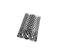 wueiooskj Exceptional Sewing Thimble Collection Knitting Finger Protector Quilting Essential Products For Needlework Finger Guards Supplies Sewing Tools, Silver, 1.5x1.5x2.5cm