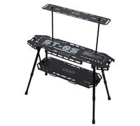wueiooskj Expandable IGT Module Combination Portable Foldable Grill Table Barbecue Storage Capacity Family Reunion Gatherings Folding Table Camping IGT Combination