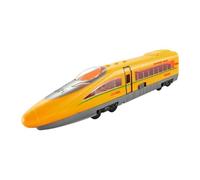 wueiooskj High Speed Train Toy Pullback Trains Toy Train Interactive Play With Simulation Modern Locomotives Engine Pullback Simulation Modern Locomotives Engine Pretend Play, Yellow, 28x4.5x5.5cm
