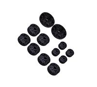 wueiooskj High Strength Felt Cymbal Stand Felts Replacement Accessories Includes 12PCS Felt Washer Cymbal Sleeves While Enhancing Every Beat Of Music Stand, black