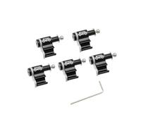 wueiooskj Hydraulic Brake Line Holder Bike Cable Guide Hose Wire Clips Clamps Secure and Convenient Frame, Black, 21.5x20mm