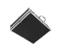 wueiooskj Impact Resistant Microphones Carrying Case Portable Aluminum Tool Box Easy Organization For Various Sound Devices Microphones Carrying Case Mic Storage Sponge Box