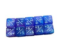 wueiooskj Interactive Board Games Digital Dice To Learn Math Concepts In Fun And Engaging Way With Innovative Teaching Tools Dice Acrylic Six Sided Teaching Tool Double Color, Pink with blue, 16mm