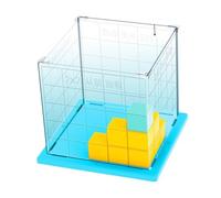 wueiooskj Kids Cubic Positioning Grid Observation Object Helps Fourth And Fifth Graders Master Volume Concepts With Mini Cubes Small Cube Blocks Mathematics Tool Learning Cube