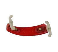 wueiooskj Lightweight Colorful Adjustable Violin Shoulder Rest Pad Holder Exquisite Violin Fiddle Parts Accessories Fiddle Shoulder Rest Adjustable, Red, 1-4 1-8