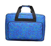 wueiooskj Lightweight Sewing Machine Carry Case Features Large Capacity with Dustproof Sewing Machine Cover and Easy to Carry Household Organization Bag Travel Bag Carrier, Blue, 38x18x25cm
