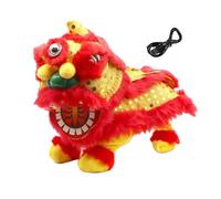 wueiooskj Lunar New Year Dance Lion Doll Singing Electric Toys Lion Bringing Joy Brightening Home Decoration And Kids Playtime Singing Walking Toy New Year Gifts Ornament