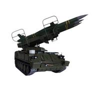 wueiooskj Miniature Model Tank 125 Scale 4D Assemble Tank Model Puzzle DIY Anti Aircraft Missile Launch Vehicle Fun Family Activity Mini Missile Launch Vehicle Building