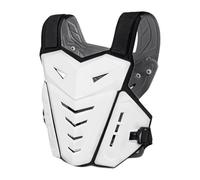 wueiooskj Motorcycle Chest Guard Vest Quick Wear Comfortable And Impact Resistant Adults Protector To Provide All Round Comfortable Shock Resistant Motorcycle Chest Guard Vest, White