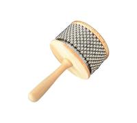 wueiooskj Musical Instrument Musical Toy Shaker Percussion Cabasa Hand Shaker Vibrant Sound For Children And Performances Kids Gift Percussion Instrument Wooden Cylinder, Dia 11.5cm