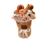 wueiooskj Plush Doll Bouquet Unique Charming Gift Idea for Women Cute Doll Bouquets for Various Occasions Anniversaries Creative Plush Toy Bouquet Home Decoration, Style B