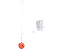 wueiooskj Portable Pickleball Trainer Ball Set Pickleball Practice Trainer With Cord Exercise For Beginner Equipment Training Tool 40 Holes Self Study Ball Outdoor Sports Supplies, orange, 13x18x7cm