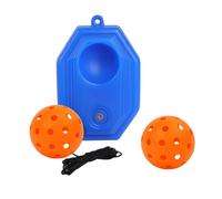 wueiooskj Portable Pickleball Training Equipment With Comfortable Baseboard For Enhancing Stamina And Coordination Skills Pickleball Balls Outdoor Sport Trainer, Orange, 21x14x6cm