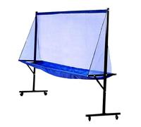 wueiooskj Portable Rolling Pong Ball Collector Tool Excellent Table Tennis Net System Durable Structure For Convenient Collection During Practice Movable Rolling Table Tennis Net