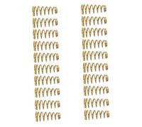 wueiooskj Reliable Guitar Pickup Mounting Spring Featuring 20 Pieces Spring Set Electric Guitar Bass Pickup And Tailpiece Adjustment Bridge Tailpieces Saddle, Golden