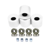 wueiooskj Smooth Rolling Longboard Replacement Wheels 78A Cruising And Street Tricks Easy Installation Which To Be Installed On Wheels. Roll Pretty Smooth