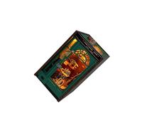 wueiooskj Transform Ordinary Spaces Into Cozy Retreats Using Miniature House Kits Bookend Decorative Bookends Decoration For Home Puzzle DIY Wooden Dollhouse Bookend Model Decor