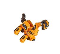 wueiooskj Transforming Dinosaur Car Toy Dinosaur Vehicle Guarantees Environmentally Friendly Play With Hand Push Forward Function Deformation Engineering Vehicle For Kids, Brachiosaurus Yellow