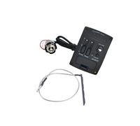 wueiooskj Ukulele Sound with UK-300T 2 Band Piezo Pickup Preamp, Type 2, 53cm