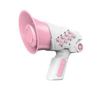 wueiooskj Voice Changer Toy Offers Endless Fun With Multiple Modes Inspire Imagination And Creativity Among Kids Handheld Mic Voice Changer Toy Birthday Gifts Child Mini Megaphone , Pink , 10x7x12.5cm