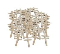 wueiooskj Wooden Directional Signs Landscape Signo Landscape Directional Sign Sand Table Scene Courtyard Decoration Grass Signposts Scenes Toy Wood Sign, Set D