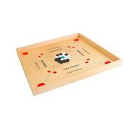 wueiooskj Wooden Tabletop Game Beginners Promotes Cognitive Development Premium Board Set Hardwood Engaging Fun Game Families Billiards Strategy Leisure
