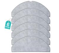 WUERQIE 6PCS Replacement Mop Pads Compatible with Eufy G50 & L60/L60 SES/L60 Hybrid, Washable Durable Microfibre Mop Cloths for Eufy Robot Vacuum Cleaners