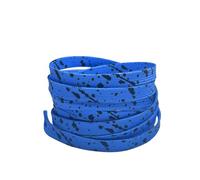 WUERSE Shoe Laces for Women and Mans,1 Pairs Paint Splatter Pattern Stylish Shoe Laces for Sneakers, Blue and Black 1 Pairs, 40in/100cm
