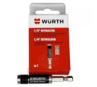 Würth 0614176617 1/4 Inch Magnetic Bit Holder Quick Change Chuck Very Slim Design Max. Diameter 11.5 mm Length 67 mm