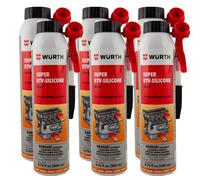 Würth 6X Wurth Rtv Black Silicone Instant Gasket Maker High Temperature Sealant 200Ml